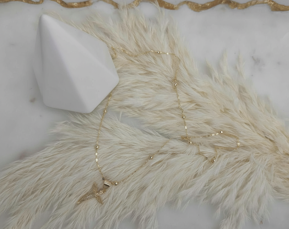 Angel Ball Chain Necklace
