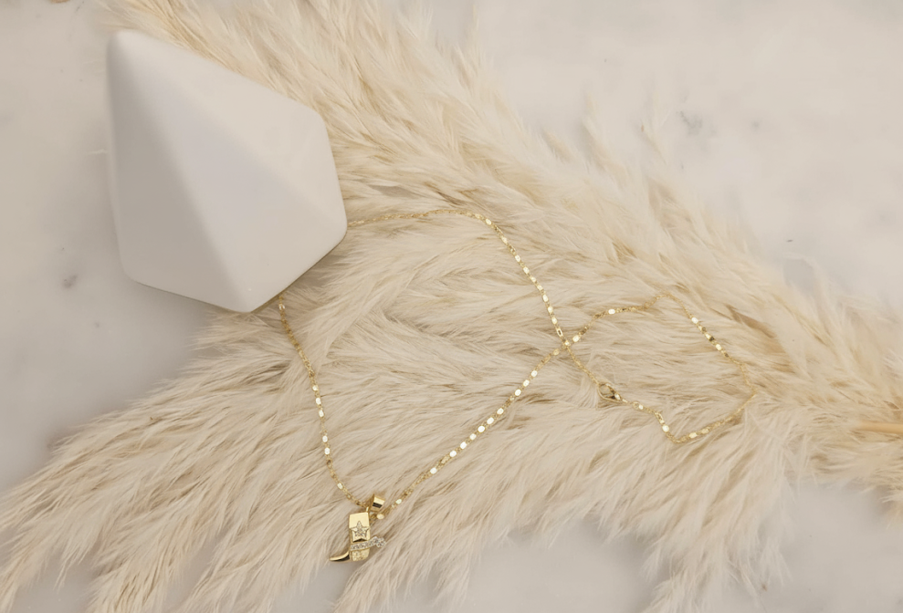 Cowboy Boot Basic Necklace