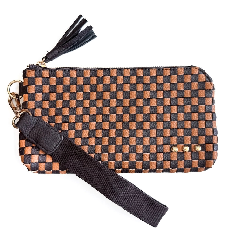 Pretty Simple- Emma Woven Clutch Wristlet