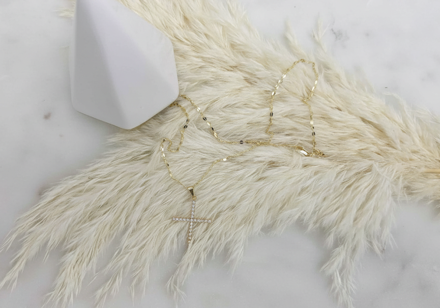 Cross Florentine Necklace