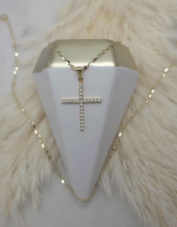 Cross Florentine Necklace