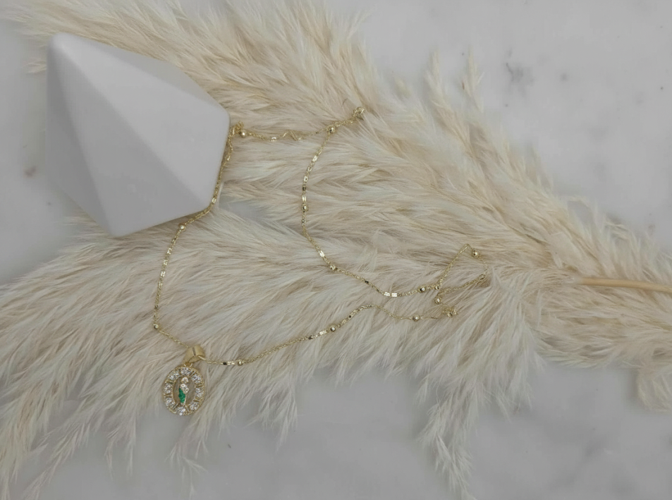 San Judas Ball Chain Necklace
