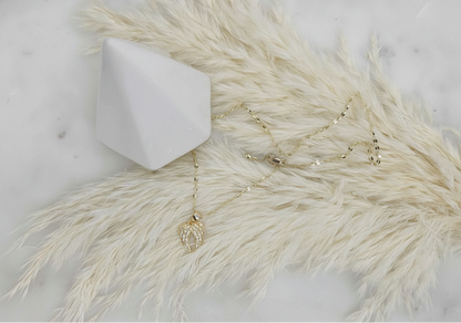 Angel Wing Pair Florentine Necklace