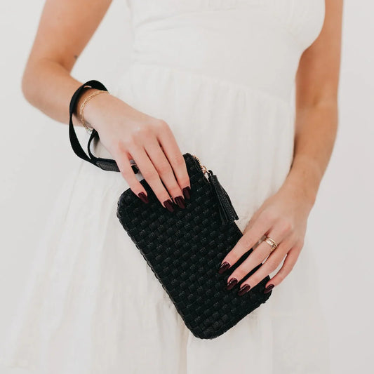 Pretty Simple- Emma Woven Clutch Wristlet