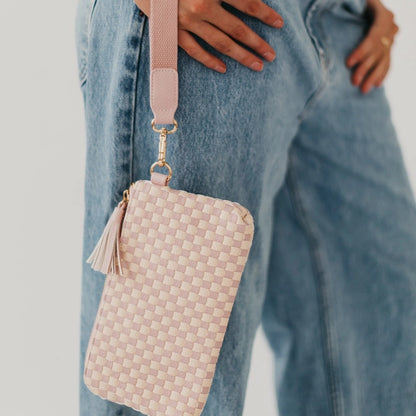 Pretty Simple- Emma Woven Clutch Wristlet