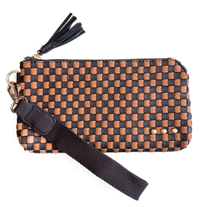 Pretty Simple- Emma Woven Clutch Wristlet