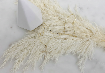 Cross Florentine Necklace
