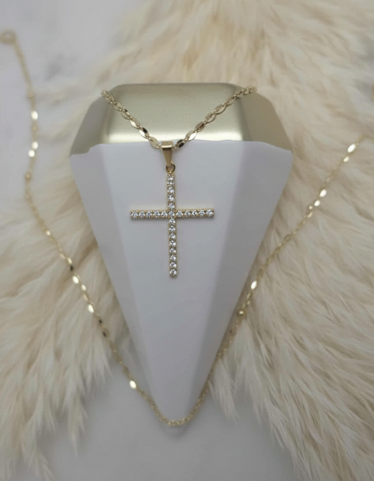 Cross Florentine Necklace
