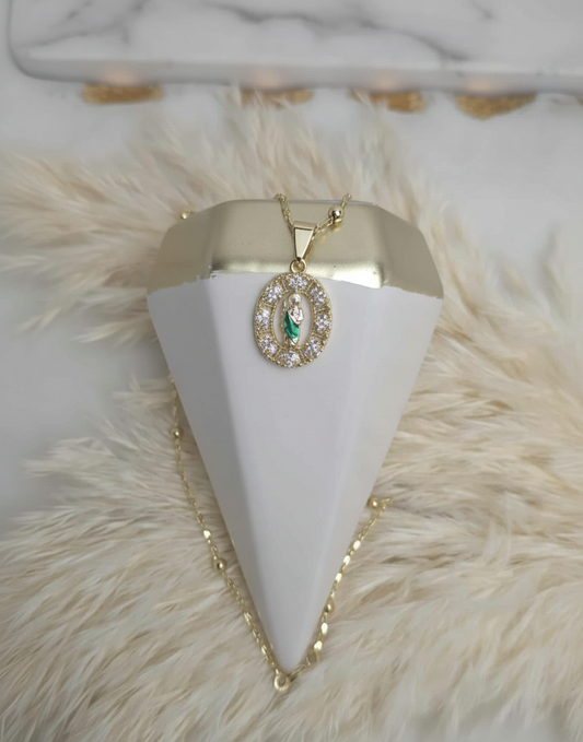 San Judas Ball Chain Necklace
