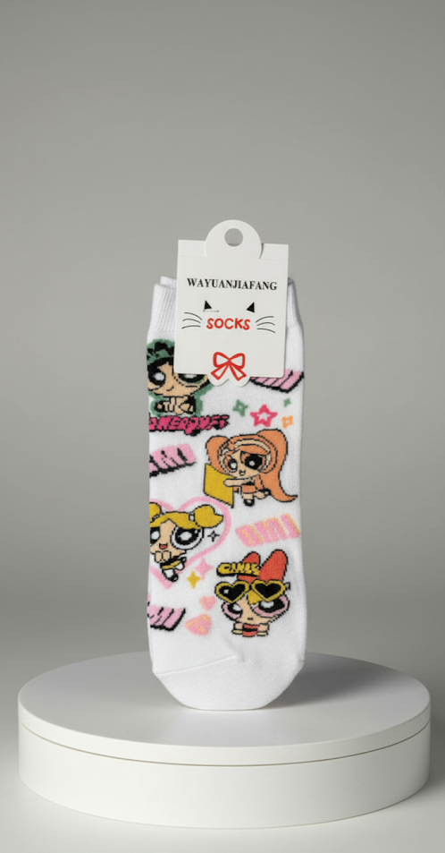 Power Puff Girls Socks